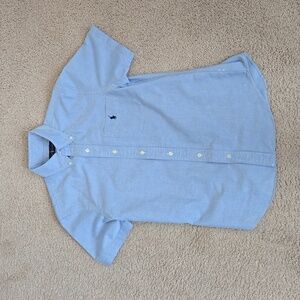 Light Blue Ralph Lauren Short Sleeve Oxford Button Up XS